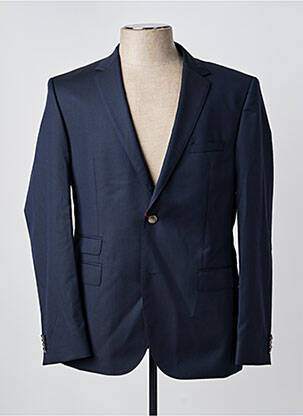 Blazer coupe cintrée bleu HUGO BOSS homme