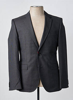 Blazer tissage chiné gris HUGO BOSS homme