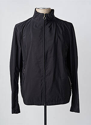 Coupe-vent poches sans capuche noir HUGO B2 homme