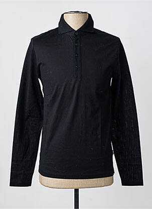 Polo noir HUGO BOSS homme