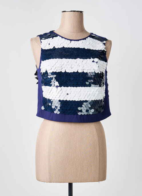 Top sans manche sans manche bleu MARC CAIN femme