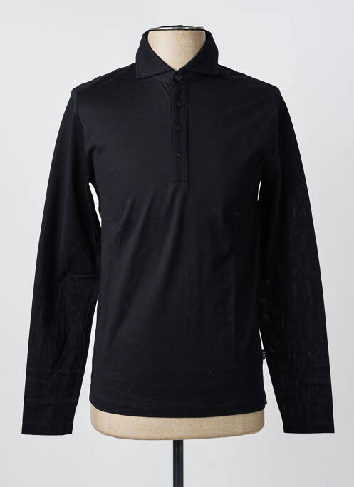 Polo manches longues manches longues noir HUGO BOSS homme