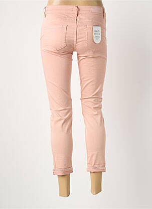 Pantalon 7/8 stretch taille normale rose LIU JO femme