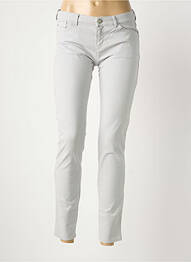 Jeans coupe slim taille basse taille basse gris EMPORIO ARMANI femme