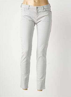 Jeans coupe slim taille basse taille basse gris EMPORIO ARMANI femme