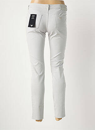 Jeans coupe slim taille basse taille basse gris EMPORIO ARMANI femme