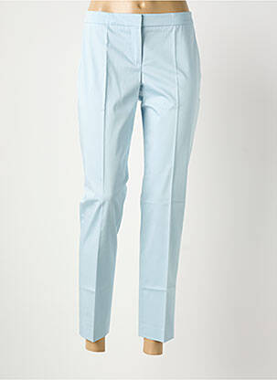 Pantalon 7/8 tissage popeline taille normale bleu HUGO BOSS femme