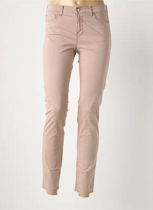 Pantalon 7/8 stretch taille normale marron ARMANI femme