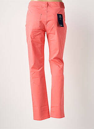 Pantalon slim tissage popeline taille normale rose ARMANI femme