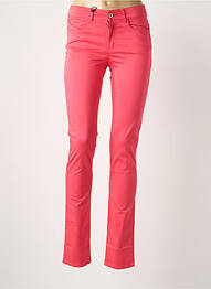 Pantalon slim taille basse taille basse rose ARMANI femme
