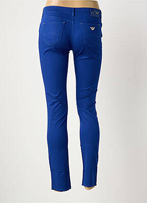 Pantalon slim taille basse taille basse bleu ARMANI femme