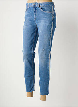 Jeans coupe slim stretch taille normale bleu LIU JO femme