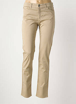Jeans coupe slim taille basse taille basse beige EMPORIO ARMANI femme