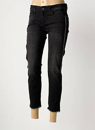 Jeans coupe slim taille basse taille basse noir LUI JO femme