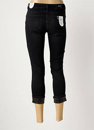 Jeans coupe slim taille basse taille basse noir LIU JO femme