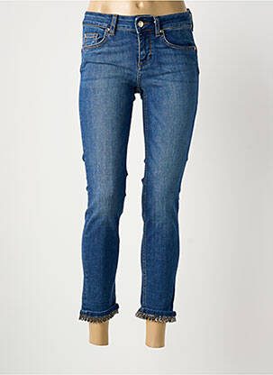 Jeans coupe slim taille basse taille basse bleu LIU JO femme