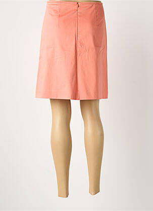 Jupe courte coupe droite orange HUGO BOSS femme