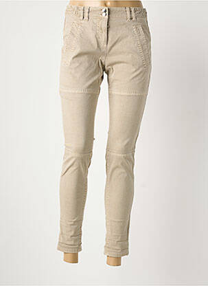 Jeans coupe slim beige MARC CAIN femme