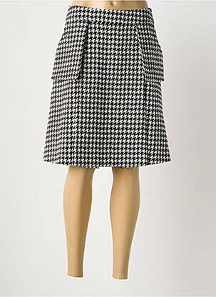 Jupe mi-longue noir HUGO BOSS femme