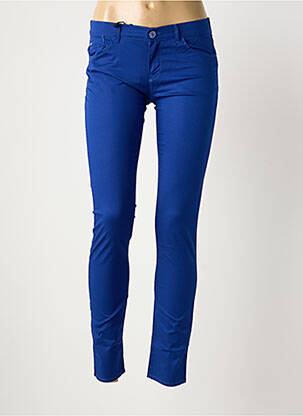 Pantalon slim bleu ARMANI femme