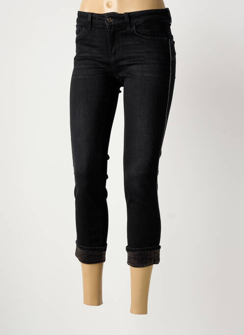 Jeans coupe slim taille basse taille basse noir LIU JO femme