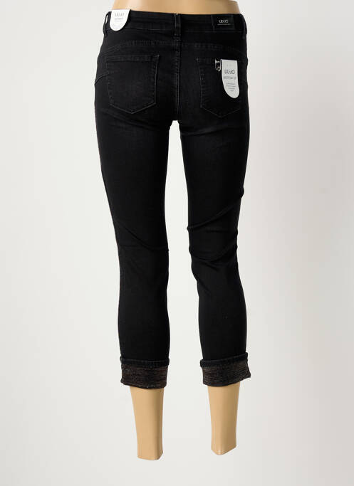 Jeans coupe slim taille basse taille basse noir LIU JO femme