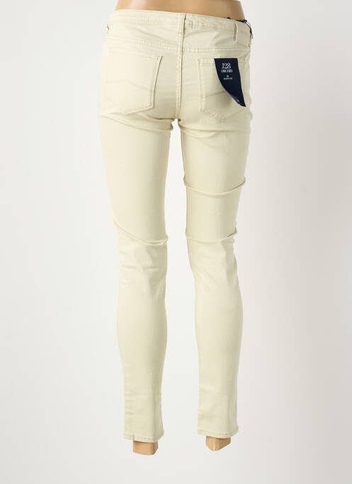 Jeans coupe slim beige ARMANI femme