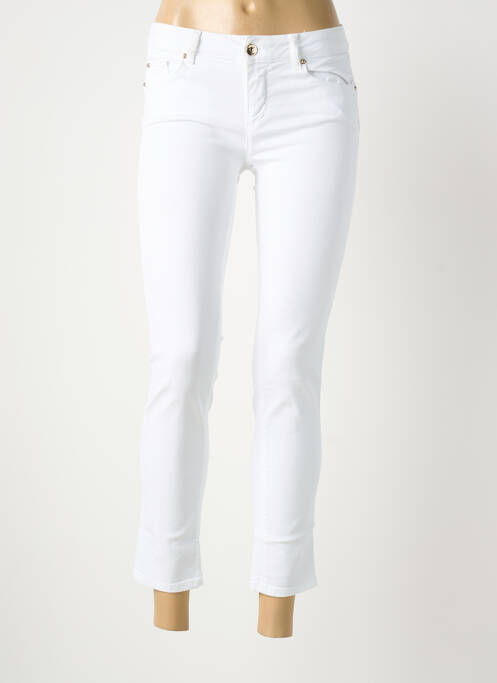 Jeans coupe slim blanc LIU JO femme