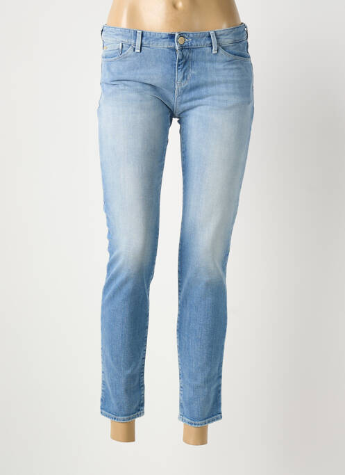 Jeans coupe slim bleu ARMANI femme