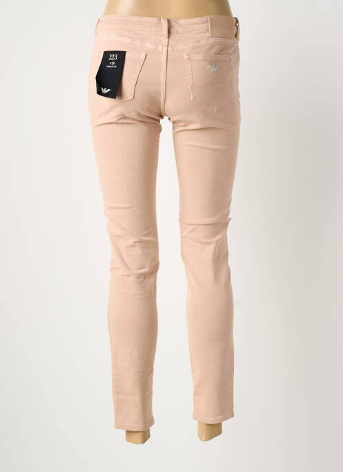 Jeans coupe slim orange ARMANI femme