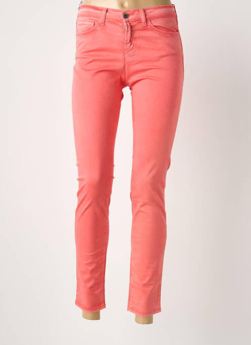 Jeans coupe slim rose EMPORIO ARMANI femme