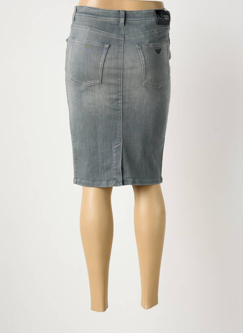 Jupe mi-longue gris ARMANI femme