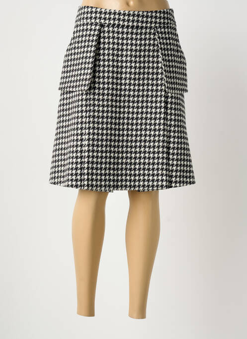 Jupe mi-longue noir HUGO BOSS femme