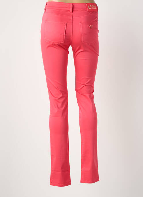 Pantalon slim rose ARMANI femme