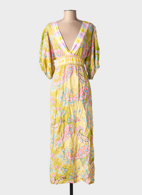 Robe longue vert SHAHE LELE femme