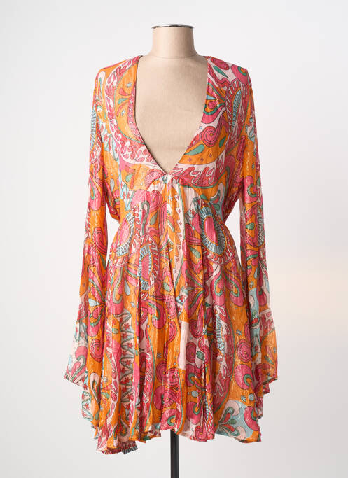 Robe mi-longue orange SUNDRESS femme