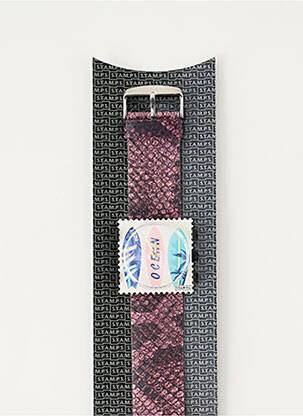 Montre fermeture boucle(s) rose STAMPS femme