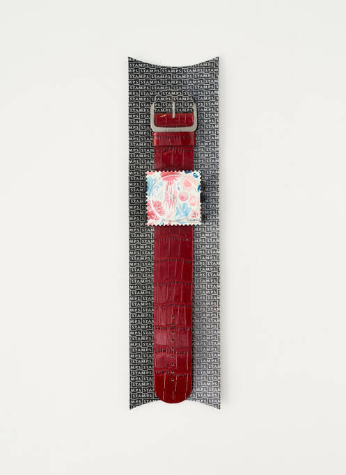 Montre rouge STAMPS femme
