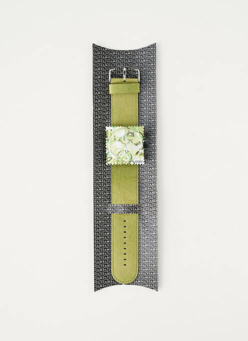 Montre vert STAMPS femme