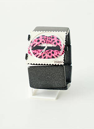 Montre fermeture elastique gris STAMPS femme