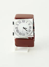 Montre imprimé marron STAMPS femme