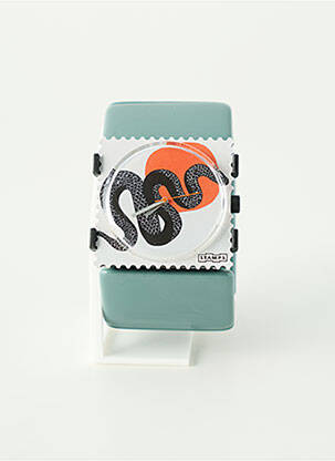 Montre vert STAMPS femme