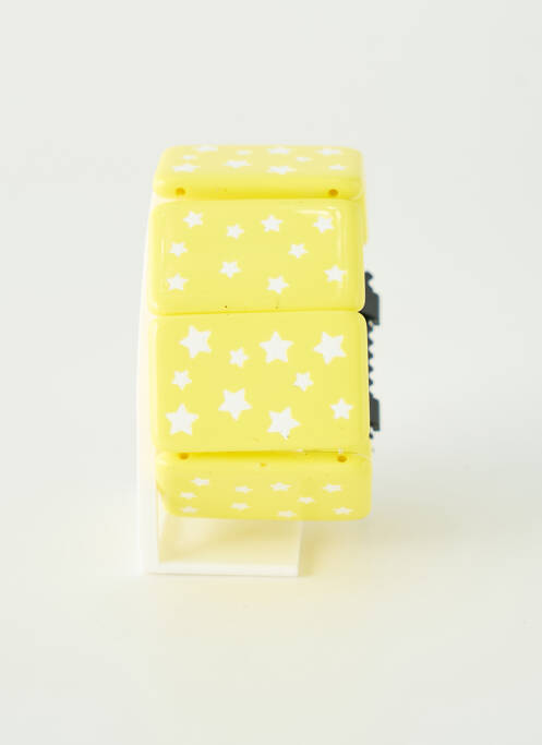 Montre jaune STAMPS femme