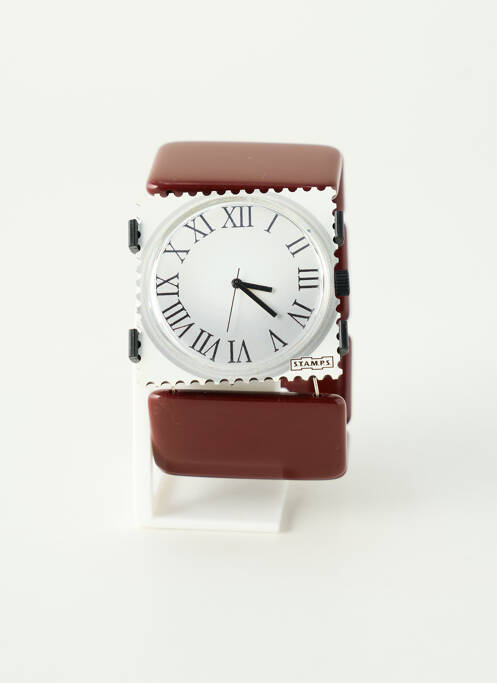 Montre marron STAMPS femme