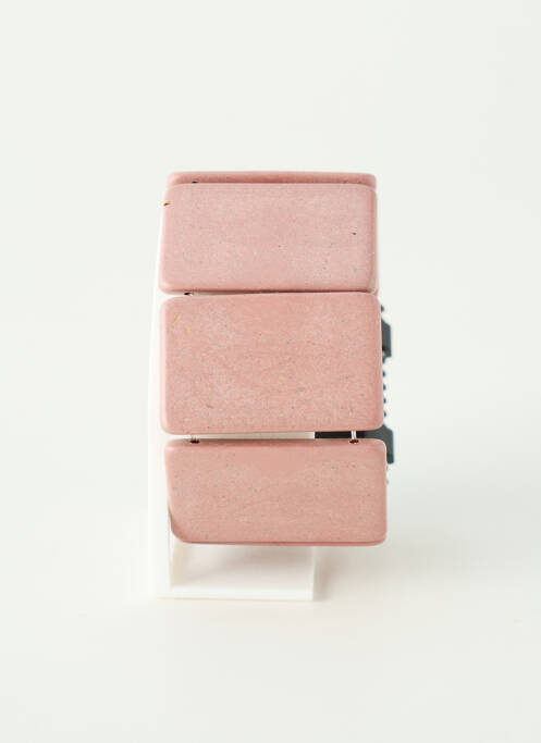 Montre rose STAMPS femme