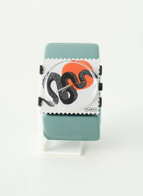 Montre vert STAMPS femme