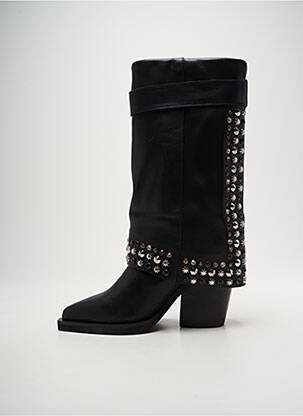 Bottes cubain talon de 7 à 9cm noir ALMA EN PENA femme