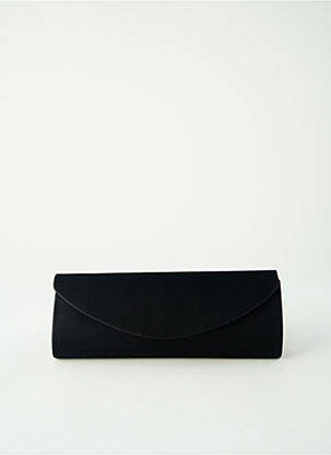 Sac fermeture rabat pressionné forme rectangulaire noir OLGA BERG femme