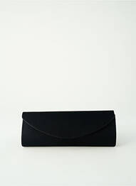Sac bandoulière forme rectangulaire noir OLGA BERG femme
