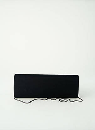 Sac fermeture rabat pressionné forme rectangulaire noir OLGA BERG femme